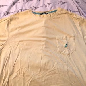 Yellow nautica short sleeve shirt